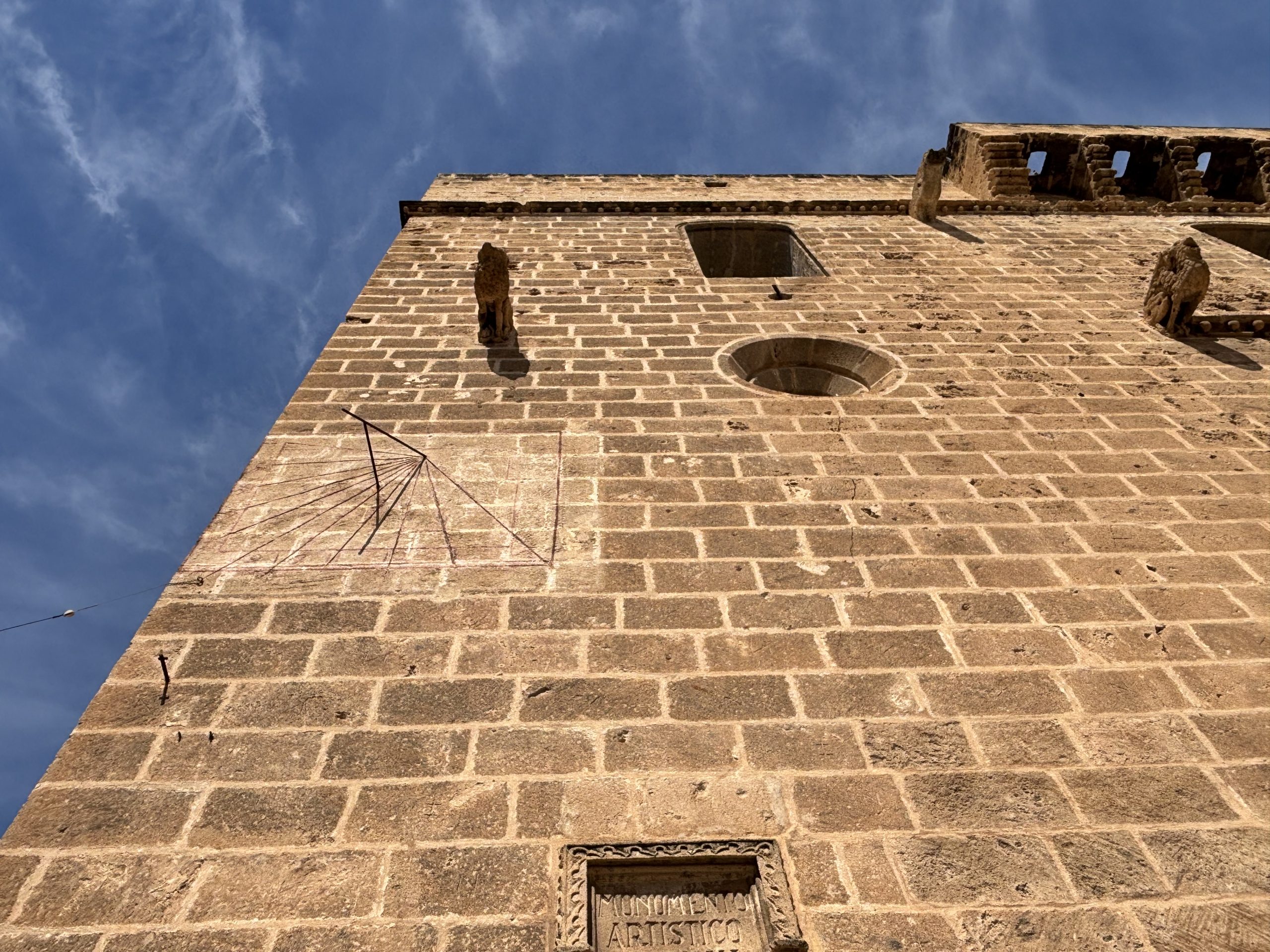 Facade of San Bartolomé church, Javea Old Town