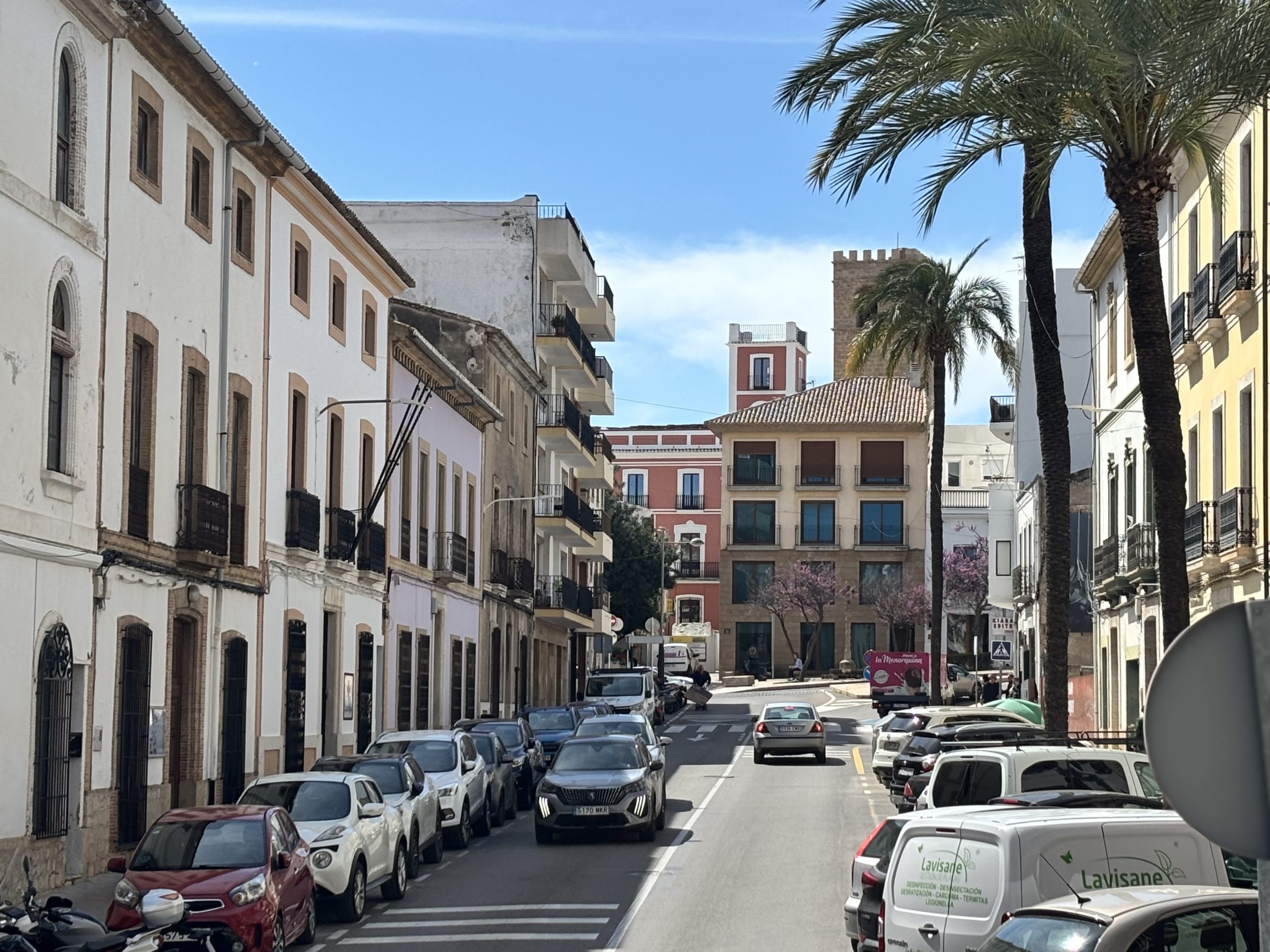 Xabia Old Town view from Port road